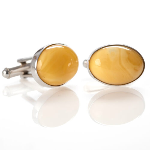 Manschettenknöpfe Honiggelb
